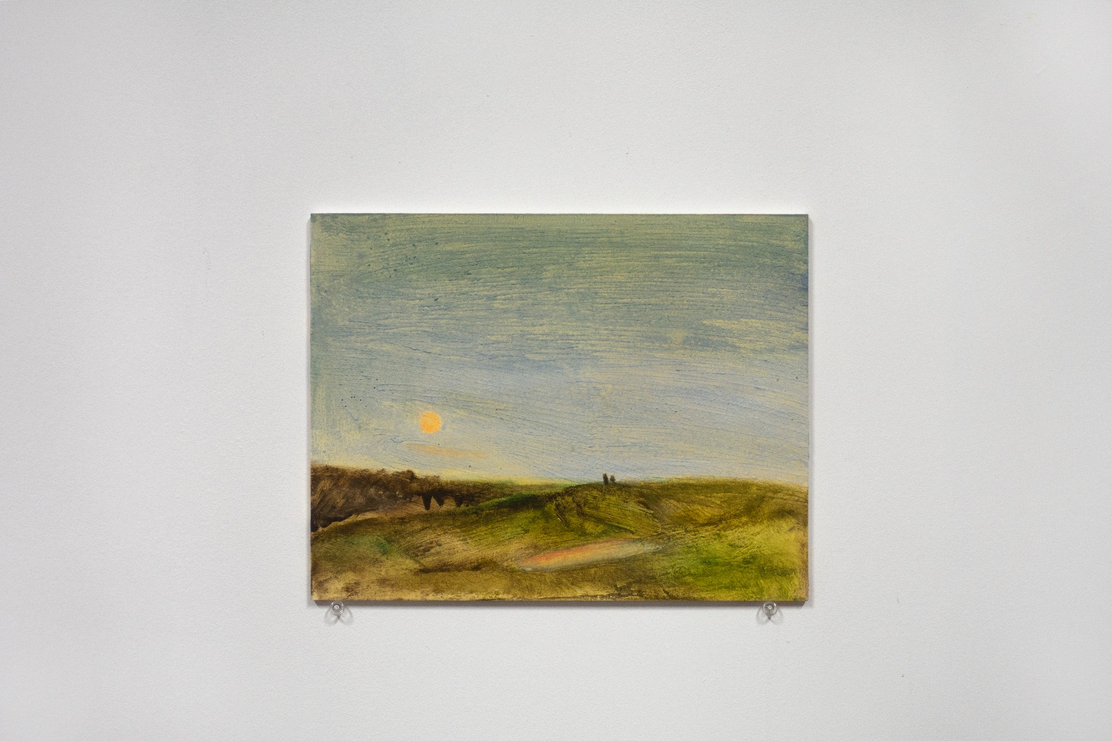 La mousse brillante préparait le chemin au soleil